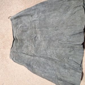 Coldwater creek  suede skirt